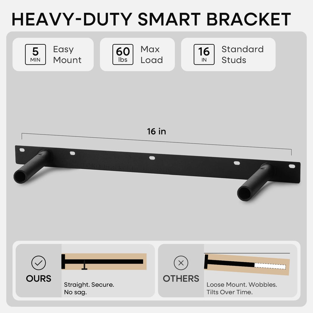 Homeforia 24inch Oak Floating Shelf for Wall, High End Solid Real Wood 24 inches Long Floating Shelves for Bathroom, Honey Oak Wooden Floating Shelves, Heavy Duty Bracket, 24 X 6.5 X 1.75 in, Set of 2